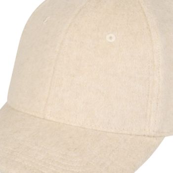 Profuomo Wool Baseball Cap - Light Beige