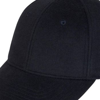 Profuomo Wool Baseball Cap - Navy