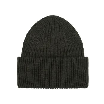 Profuomo Wool Beanie Dark Green