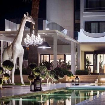 Qeeboo Giraffe Außenlampe - XL