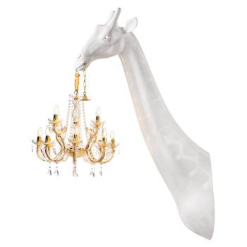Qeeboo Giraffe In Love Wall Lamp - White