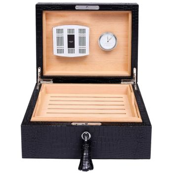 Rapport London 50 Cigar Humidor - Black