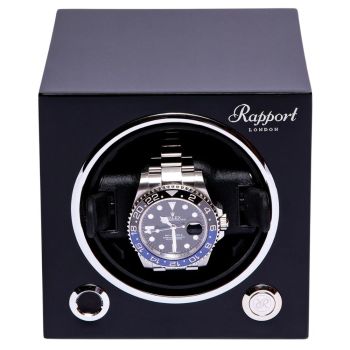 Rapport London Evo Single Watch Winder - Black