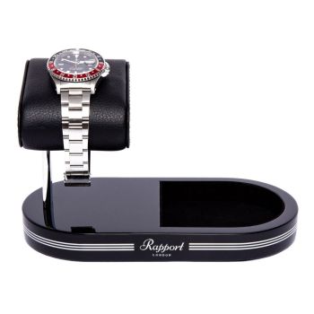 Rapport London Formula Watch Stand With Tray - Black