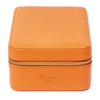 Rapport London Hyde Park Four Watch Zip Case - Tan