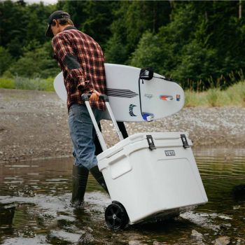 YETI Roadie 60 Kühlbox Auf Rädern - Weiß