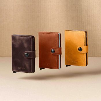 Secrid Miniwallet Vintage - Schokoladenbraun