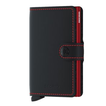 Secrid Miniwallet Matte Black Red