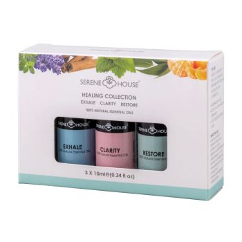 Serene House Heilungsset - 100% Natürliches Ätherisches Öl