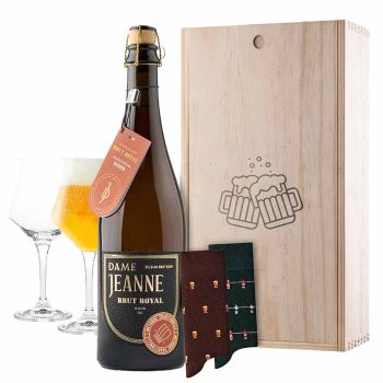 The Beer & Socks Gift Box
