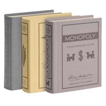 The Vintage Bookshelf Game Trio