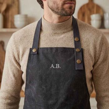 Tome Recycled Canvas Apron - Black
