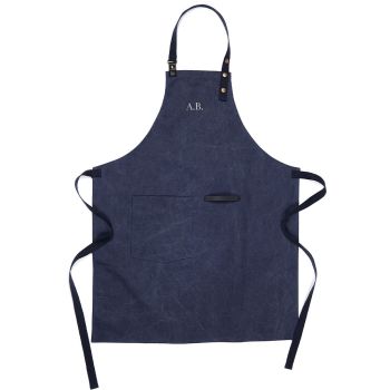 Custom Tome Recycled Canvas Apron - Navy