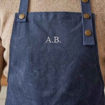 Tome Recycled Canvas Apron - Navy