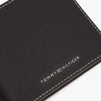 Tommy Hilfiger Bifold Mini Portfel - Czarny