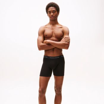 Tommy Hilfiger Halblange Boxershort 3er-Pack – Schwarz