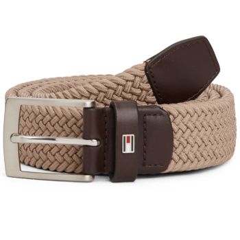 Tommy Hilfiger Braided Elastic Belt - Taupe