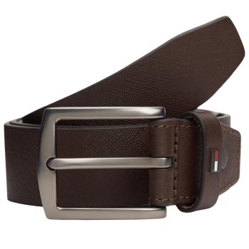 Tommy Hilfiger Denton Leather Belt - Brown
