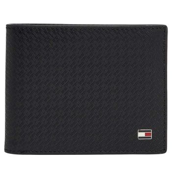 Tommy Hilfiger Emboss Mini Wallet - Black