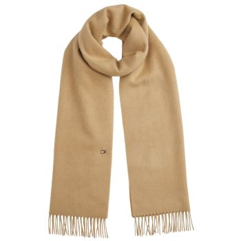Tommy Hilfiger Flag Cashmere Scarf - Camel