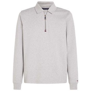 Tommy Hilfiger Half-Zip Sweatshirt - Light Grey