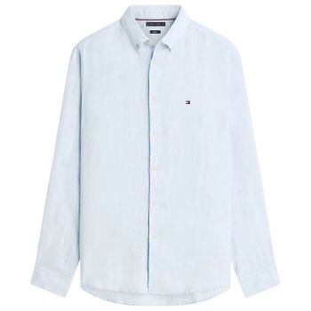 Tommy Hilfiger Linen Shirt - Light Blue