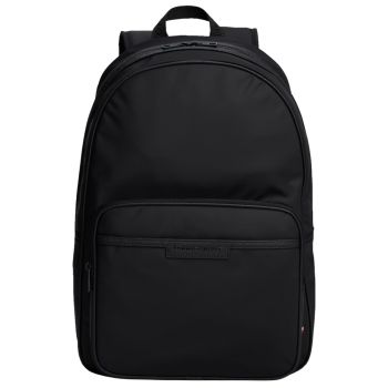 Tommy Hilfiger Metal Logo Backpack - Black