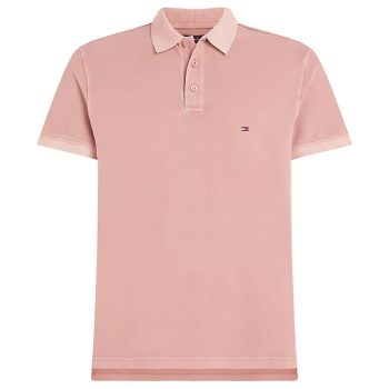 Tommy Hilfiger Polo mit Stückfärbung - Teaberry Blossom