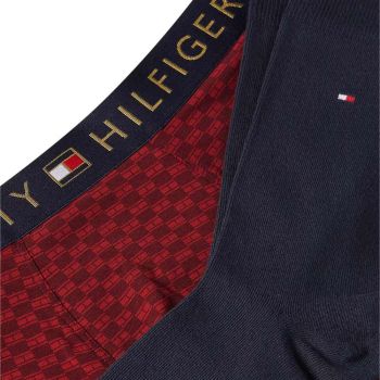 Tommy Hilfiger Boxershorts- & Socken-Set – Rot