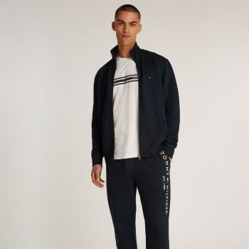 Tommy Hilfiger Fleece-Strickjacke mit Reißverschluss - Marineblau