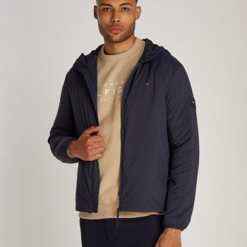 Tommy Hilfiger Faltbare Kapuzenjacke - Marineblau