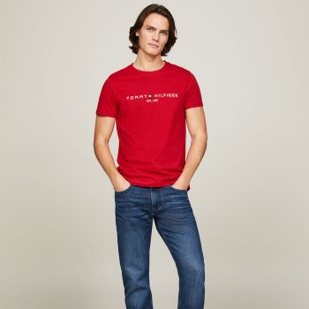 Tommy Hilfiger Logo T-Shirt - Rot