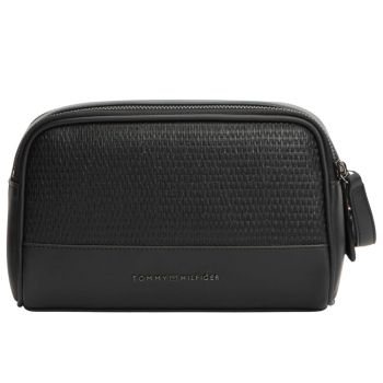 Tommy Hilfiger Woven Toiletry Bag - Black
