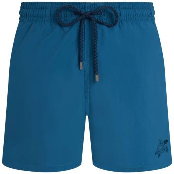 Vilebrequin Moorea Swim Shorts Water-reactive Micro Ronde Des Tortues - Dark Blue