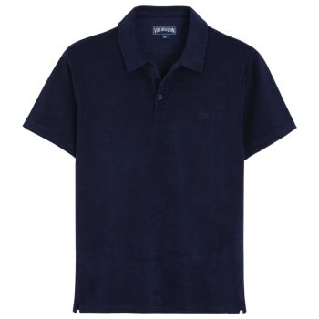 Vilebrequin Polo i linne - Marin