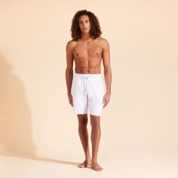 Vilebrequin Frottee-Bermuda-Shorts - Weiß
