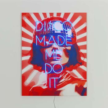 Locomocean Disco Made Me Do It Wandkunst
