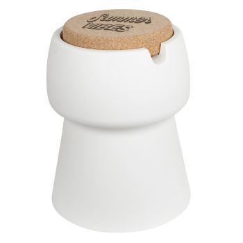 Bubalou Champ Stool & Ice Bucket White