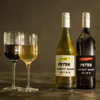 Personalisierter Wein - Duo Friends