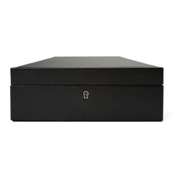 WOLF British Racing 8 Stück Uhrenbox - Schwarz