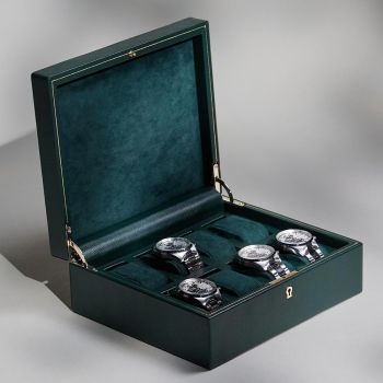 WOLF British Racing 8 Stück Uhrenbox - Grün