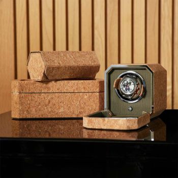 WOLF Cortica Dreifach-Uhrenroller - Kork