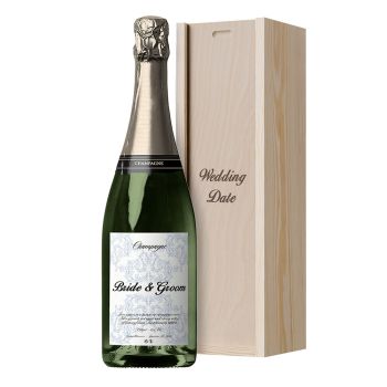 Personalised Champagne Wedding Gift