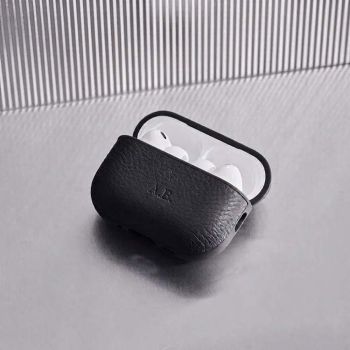 Woolnut Lederhülle Für AirPods Pro 3 - Schwarz