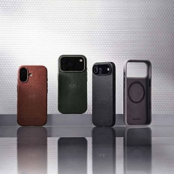 Woolnut Lederhülle Für iPhone 17 - Schwarz