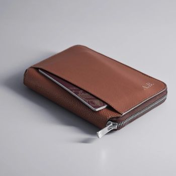 Woolnut Leder Reisefolio - Cognac