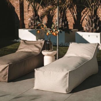 Zaque Loa Floating Lounge Bed - Copa Beige