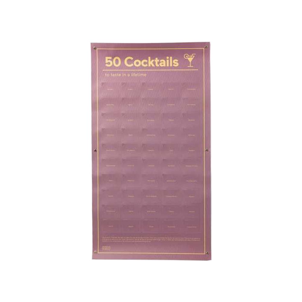 DOIY 50 cocktails poster