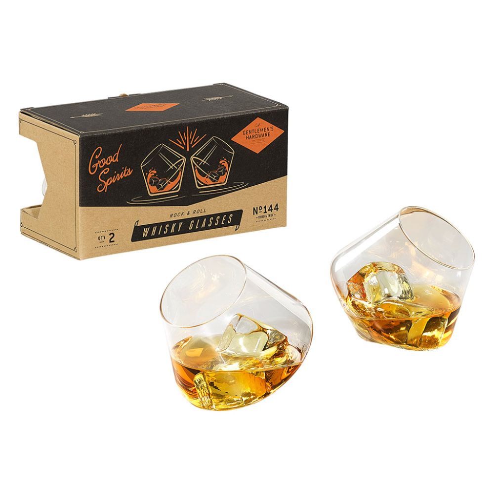 Gentlemen's Hardware Rocking Whisky glasses (set of 2)
