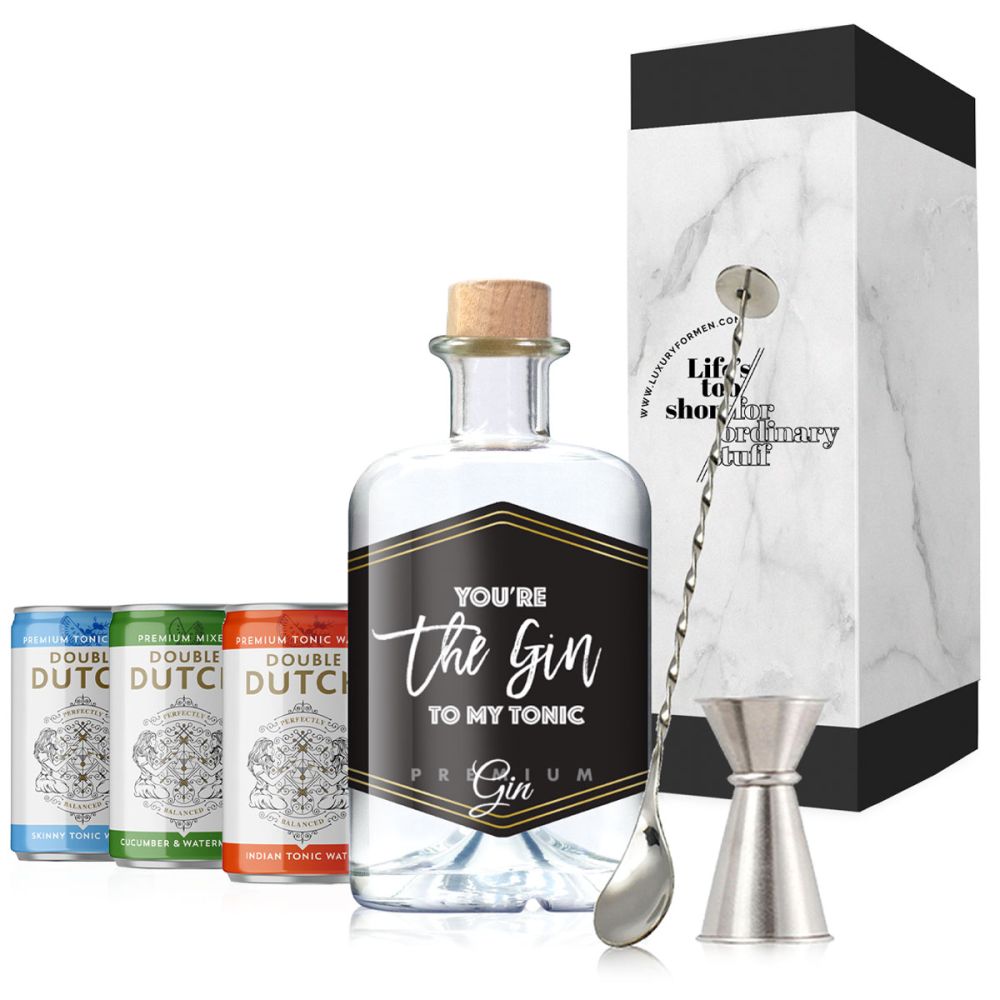 Gepersonaliseerde Gin & Tonic Cocktail Set